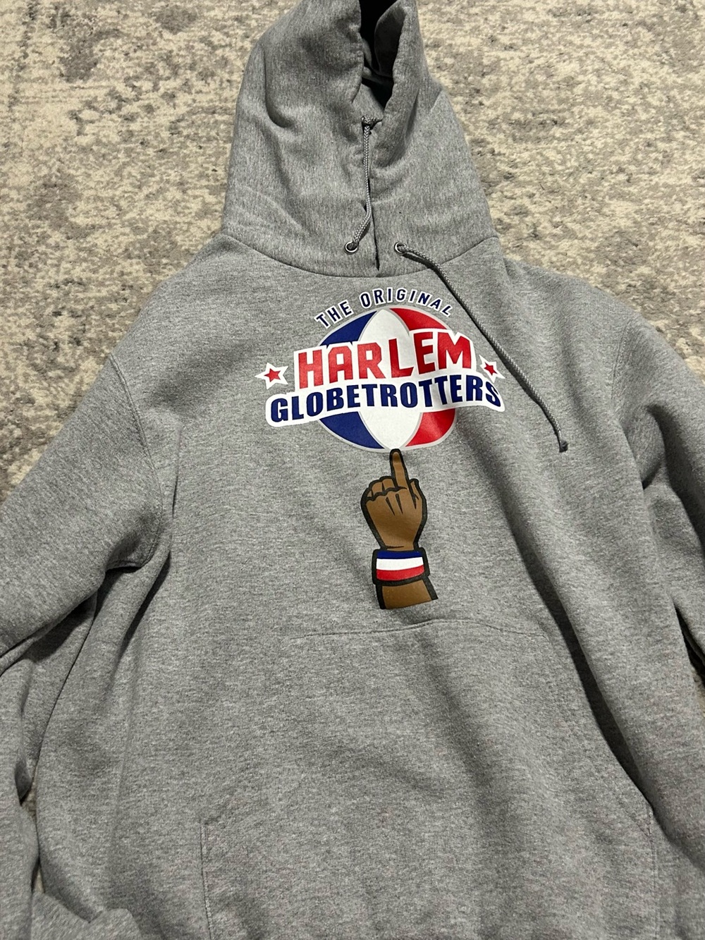 Men's Gray Logo Hoodie